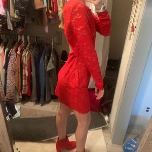 Red Lace Dress
